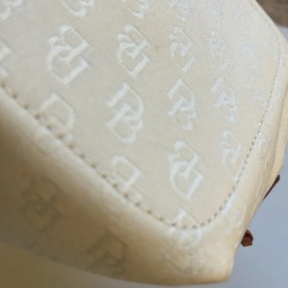 NWOT DOONEY & BOURKE VINTAGE SIGNATURE CANVAS LEATHER SHOULDER TOTE NEVER USED - Picture 13 of 17